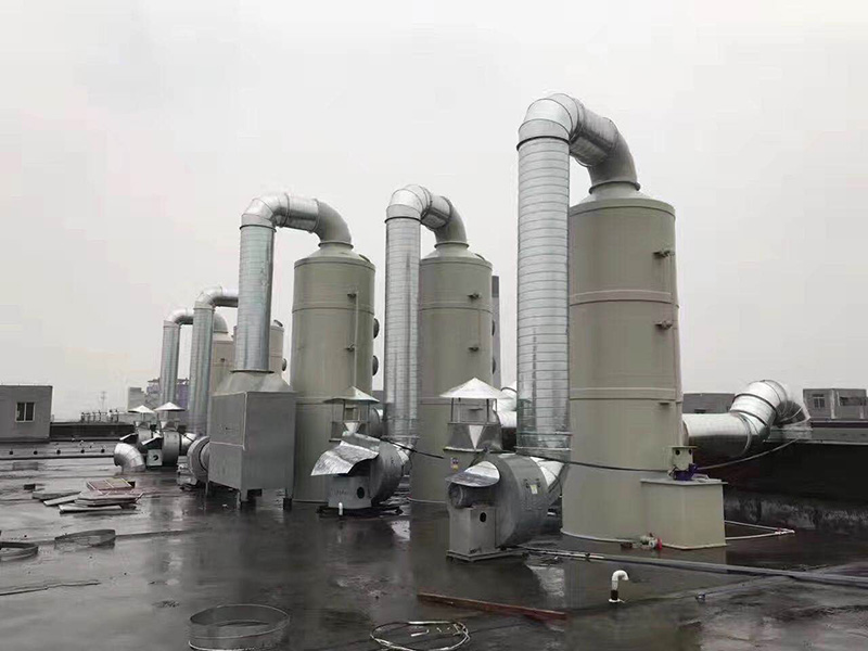 [湖州廢氣凈化塔安裝]廢氣處理成套設備的安裝原則有哪些？