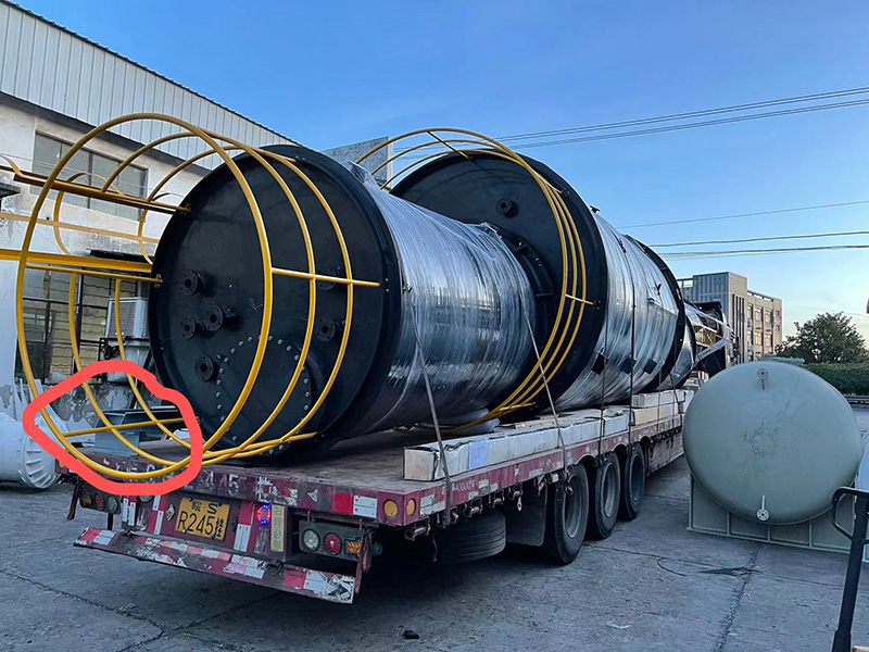 發往安徽合肥HDPE儲罐的出貨中